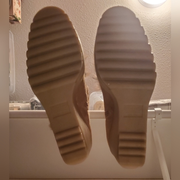 Coach (Karita) Wedge Boots with Rabbit Fur - Picture 16 of 16